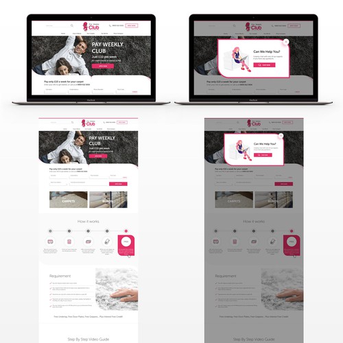 National pay weekly furniture blinds and carpet company need a bold