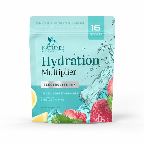 Refreshing Hydration Electrolytes Design Needed for Nature's Nutrition Design by a x i o m a ™