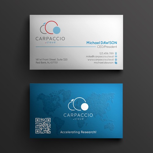 Give more muscle to research with graphic ID for CARPACCIO.cloud Design by kendhie