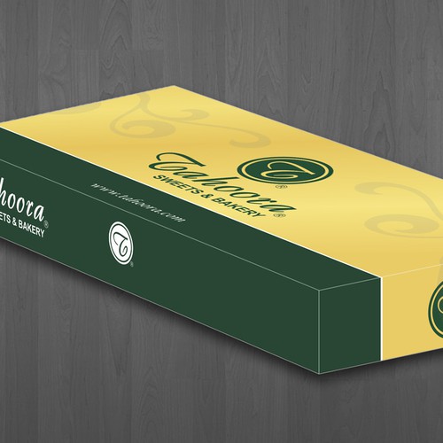 Help Tahoora Sweets & Bakery design their packaging boxes Design von Velvedy Designs