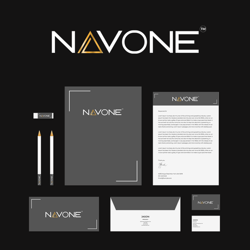 NavOne Logo - Sub Brand of NavPass.aero Design by yasiraliii