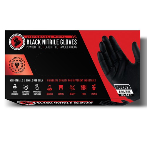 Design Retail Box for Glove Company Industrial, Sleek, Eye Catching Design by Aleksey Osh
