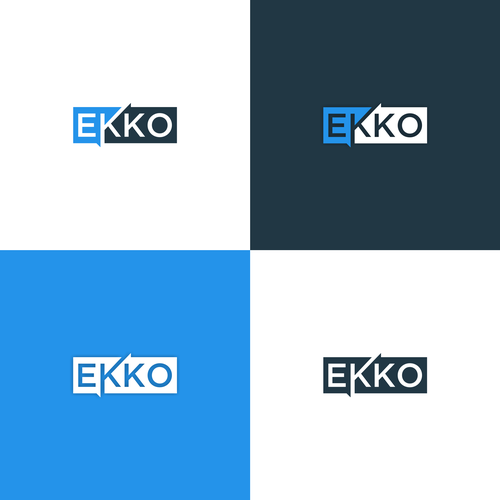 SIMPLE LOGO - ekko Letters then dm after Design by tanambuku.std