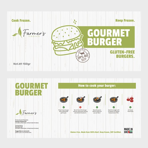 Design a Burger Box for our food service business Design by Mrs Design ♥