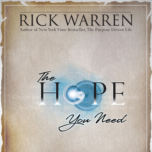 Design Rick Warren's New Book Cover デザイン by H!