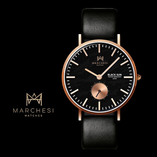 Looking for an eye catching, simple, and abstract design for my watch brand that promotes luxury Diseño de cspinu711