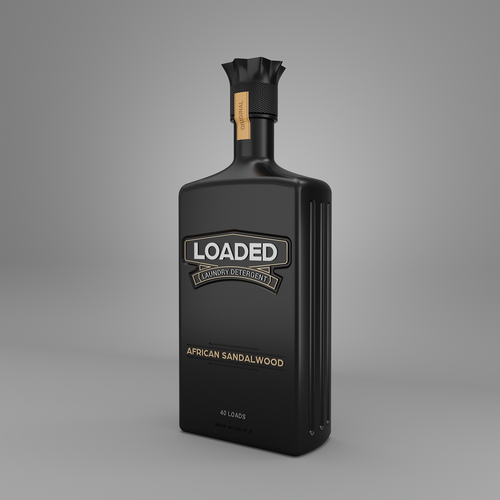 Masculine Cologne-Scented Laundry Detergent Bottle Diseño de ¤H5¤