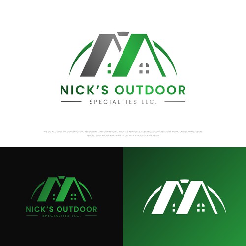 Professional contracting company logo Design by reiffal®