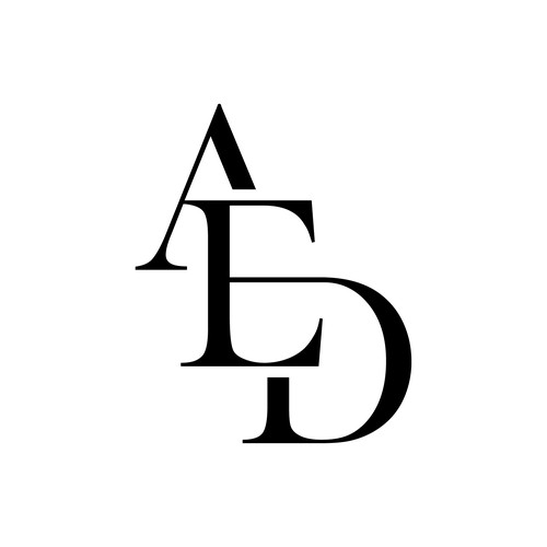 Family Initials Monogram, with an elegant, modern, luxurious take Design by PAFI