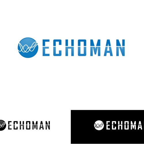 Create the next logo for ECHOMAN デザイン by luaramea