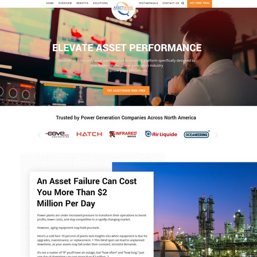 Engaging B2B Website Upgrade for AssetSense Design by Surya Beniwal