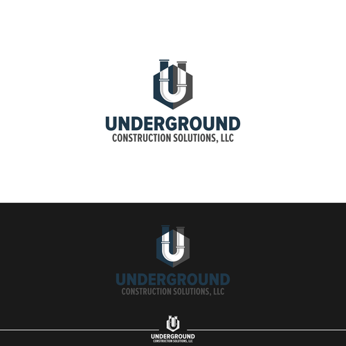 construction company logo Design by matadewa