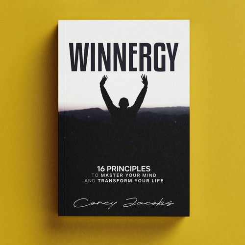 Design a sleek book cover for a man who wants to transform your mind and life! Design by sala_ud_din