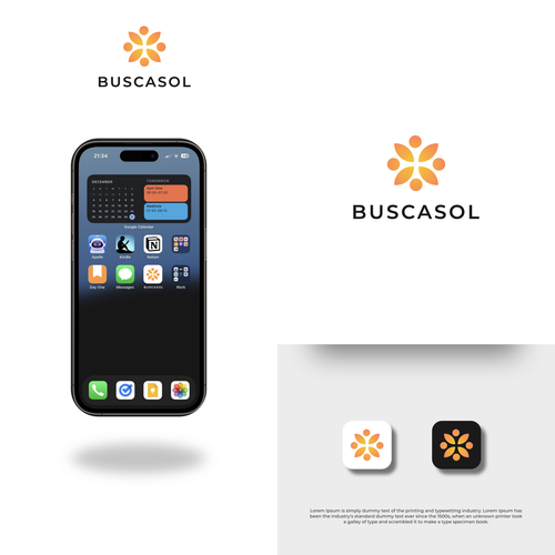 Create a logo for BuscSol Design by santoryu