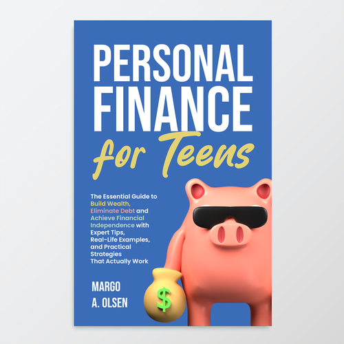 Cover design for a book about personal finance that will appeal to Gen Z Design by Lala_