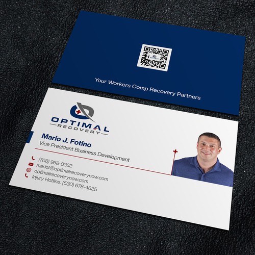 Optimal Recovery Business Card Design by Xclusive16