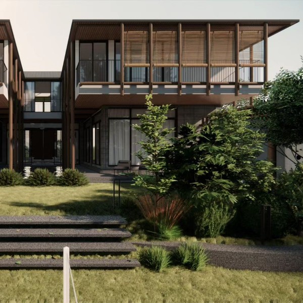 VILLA EXTERIOR RENDERING 