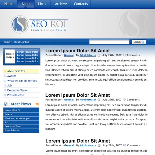 $355 WordPress design- SEO Consulting Site Design von nasgorkam