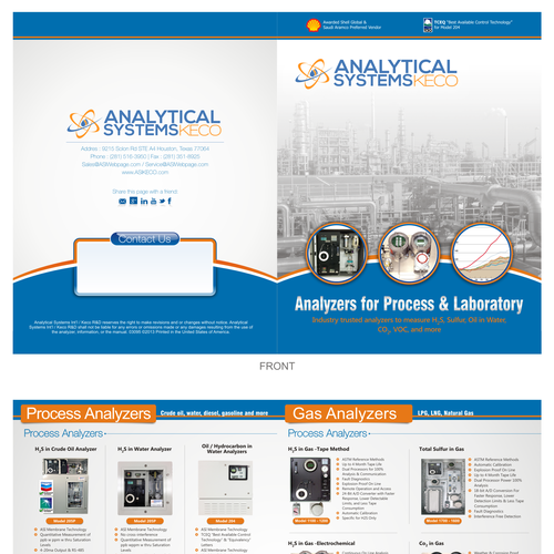 Create engaging product brochure that showcases our oil & gas products Design by Prima Nur Isditira