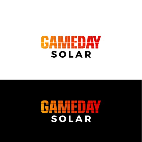 Gameday Solar logo contest Design by ExclusiveDGN