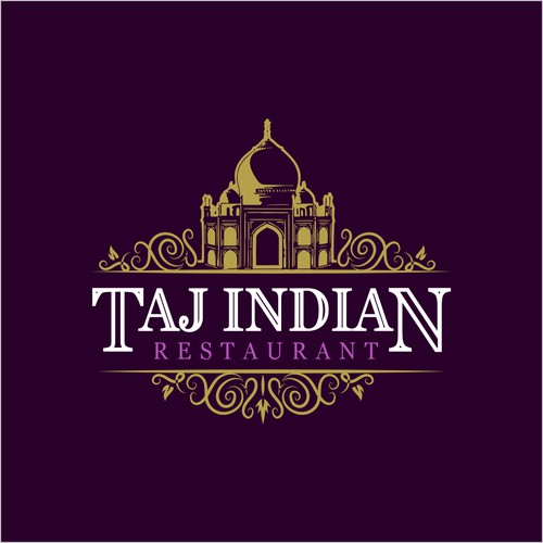 Taj indian restaurant logo design Ontwerp door Nikitin