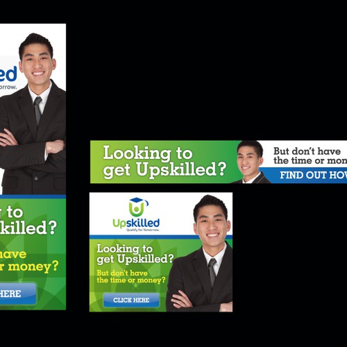Design di New Awesome Banner Ad Design for Upcoming Education Provider Upskilled (Possibility future on-going work) di Priyo