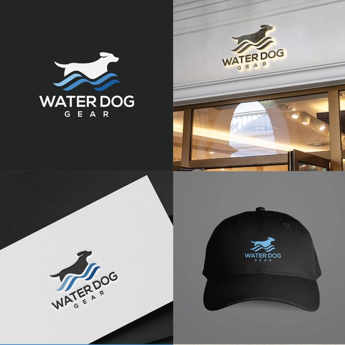 Diseño de Action Water Dog Splash logo needed for mfg and retailer of active/sporting dog gear de Manu P C