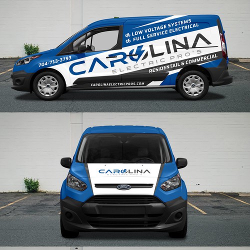 Van Wrap for Electrical Contractor Design by Duha™