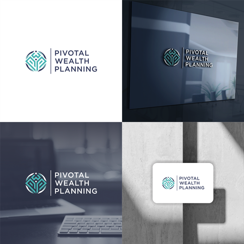 Experienced female financial advisor striking out on her own! Design by LimitDSIgN