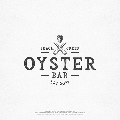 Oyster Bar logo Design by Macroarto™