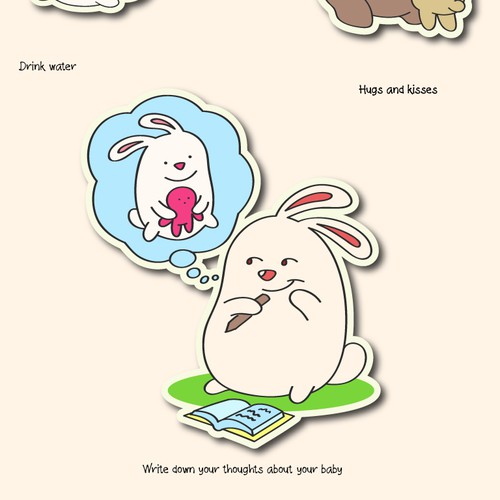 Habit Stickers for children and young parents-ontwerp door QPR