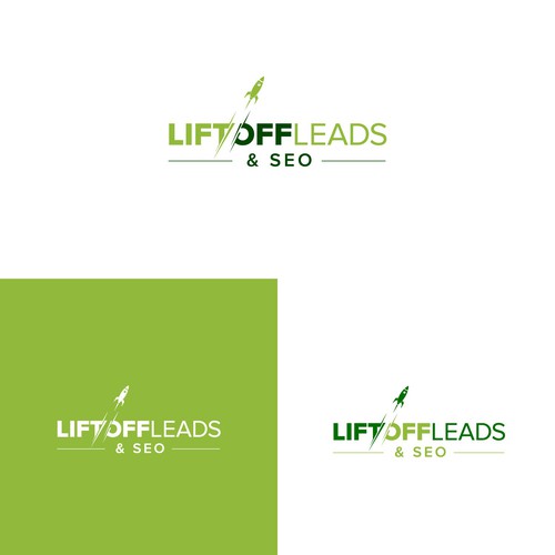 Logo and branding package: Liftoff Leads & SEO Design by websmartusa