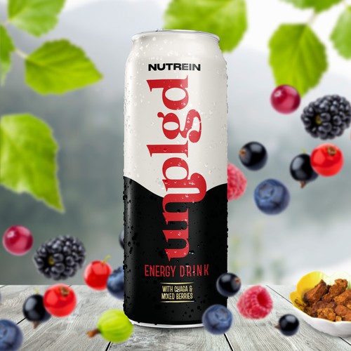 NEW ENERGY DRINK Design by Aleina Co.