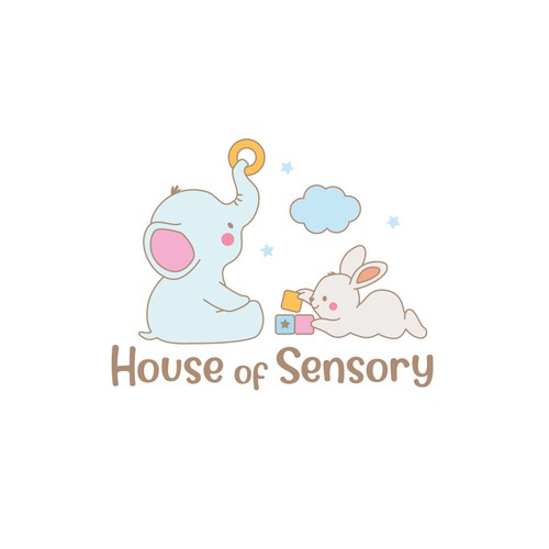 Design a feminine sensory toy store logo for an online retailer selling sensory toys for kids Design by AdryQ