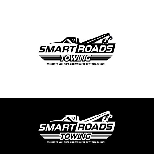Best Towing Company Logo Design takes it all! Design by hasahatan