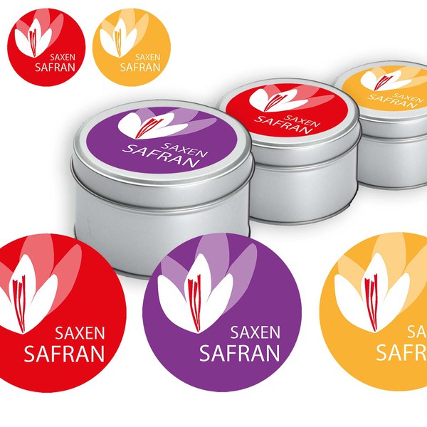 Saffron-Logo: Saffron-plantation and -products from Saxony in Germany