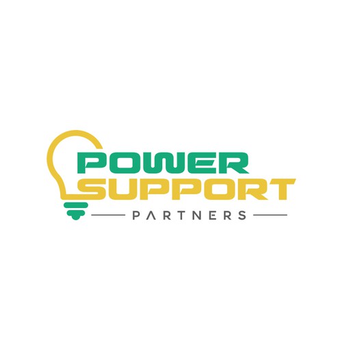 Home Generator Company Logo Design - Power Support Partners Design by Sam JP