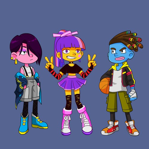 Diseño de Edgy Character Design for Safe Kids App! de x3mboyz