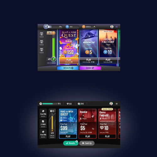 Dominoes Cash main screen styles Ontwerp door Simply Ali