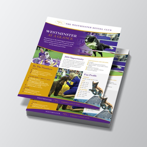 Design a Highlight Sheet for the iconic Westminster Kennel Club Dog Show! Design by Jordon