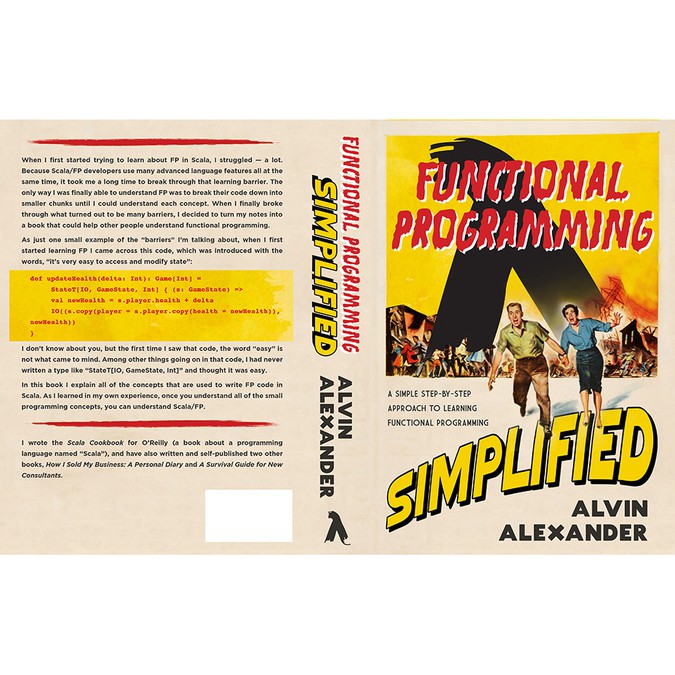 Design a fun book cover for “Functional Programming, Simplified” | Book ...