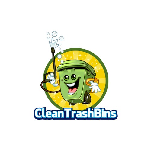 logo for Clean Trash Bins-ontwerp door dlight