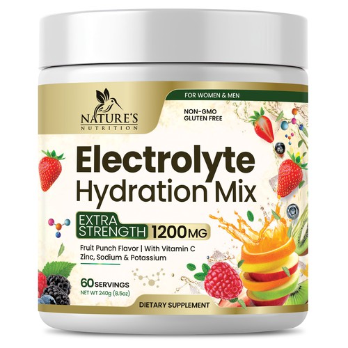 Hydration Electrolytes Design Needed for Nature's Nutrition Design by Black-Pepper