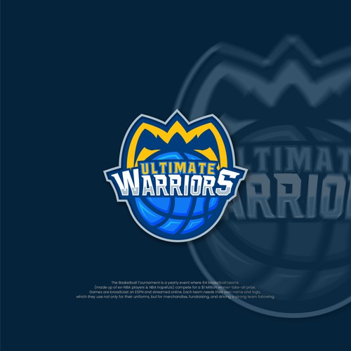 Basketball Logo for Ultimate Warriors - Your Winning Logo Featured on Major Sports Network Design by Takades