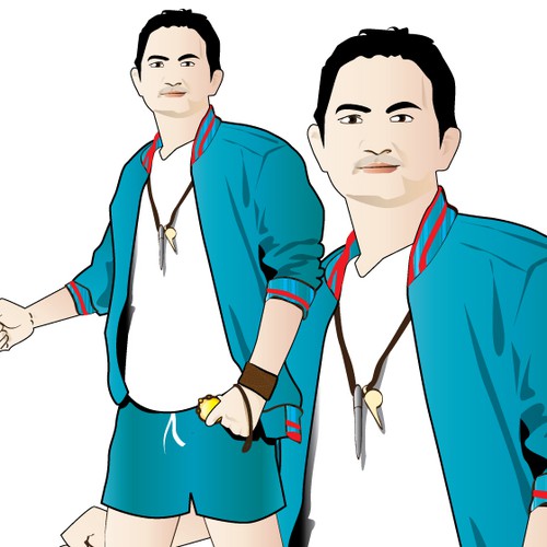 Digital coach character Design por Agung_t