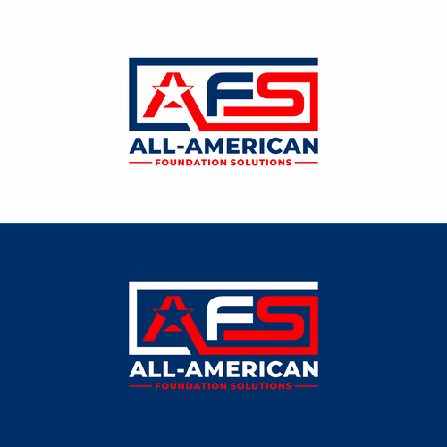 All-American Foundation Solutions Company Logo Design by DSGNESIA™