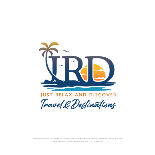 Realistic sunset view relaxing on the beach discovering the beauty around Design by Jack Frost