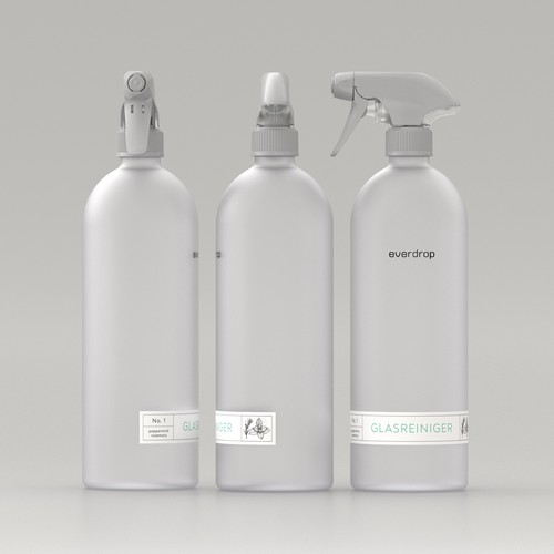 Design Premium Spray Bottle and Packaging for Cleaning Supplies di eolinart