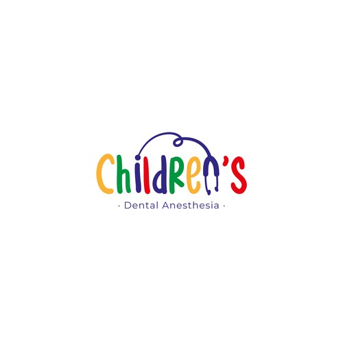 Children’s dental anesthesia company logo Design by +vectorsm