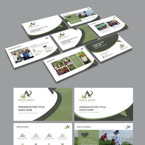 Help us help poor rural communities by providing a simple and stunning powerpoint template Design by Fahmida 2015